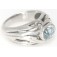 Zilveren Ring Melinda Blue